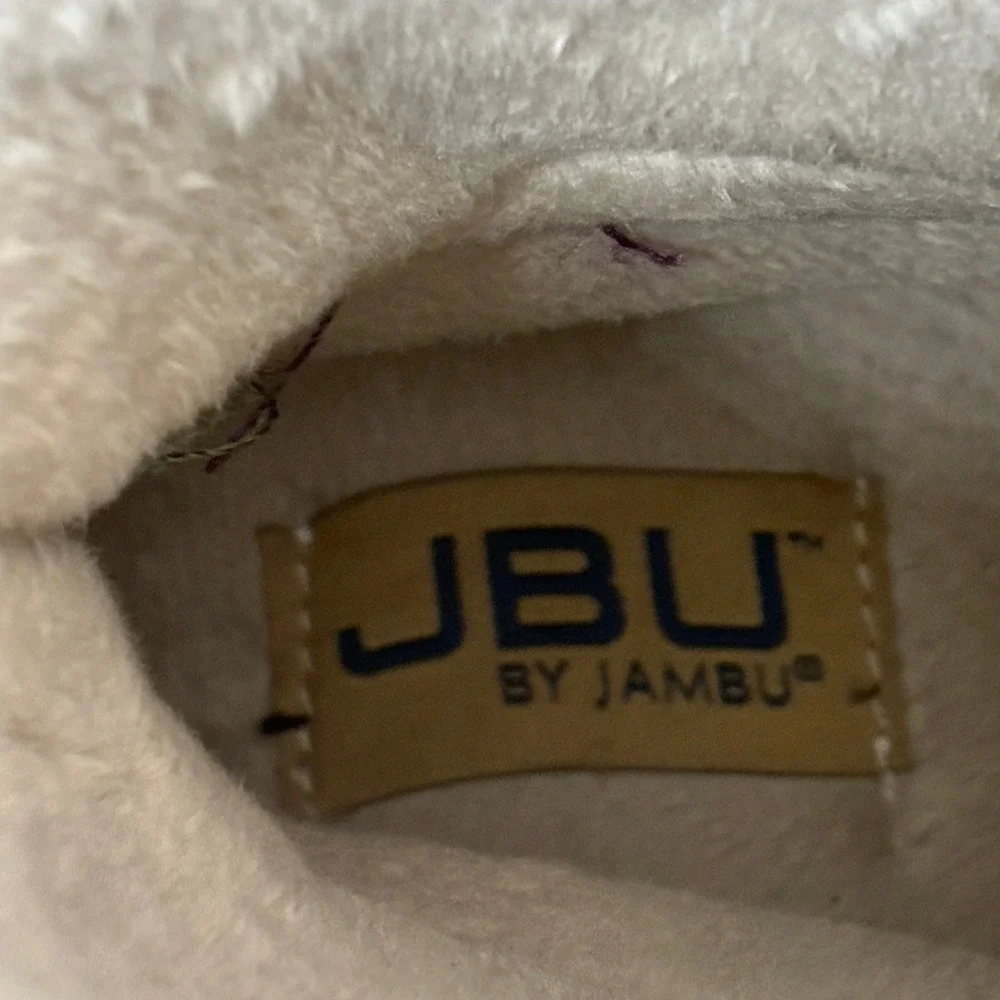 JBU by Jambu Calgary Women's Size 7M Weather ready Duck Boots Blue Brown FauxFur